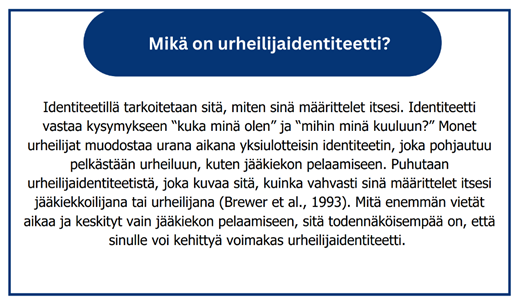 Mikä on urheilijaidentiteetti?